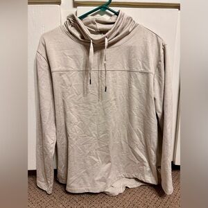 Apana Women's Cream Cowl Neck Sweater